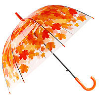 Зонт Листья красные  k70