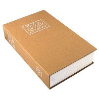Книга сейф Английский словарь 24 см коричневый Эврика