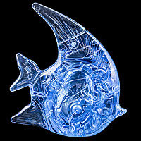 Головоломка 3D Рыбка синяя 